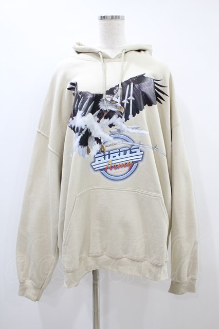 MILKBOY / EAGLE HOODIE XL サンド H-24-09-24-1068-MB-TO-KB-ZH