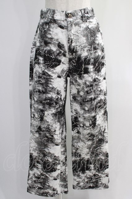 NieR Clothing / METALLIC CRASH PANTS ホワイトベース H-24-09-27-053-PU-PA-KB-ZH