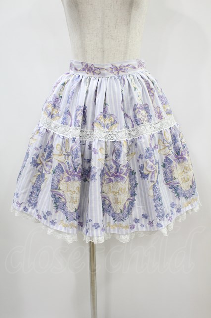 Angelic Pretty / Romantic Little Gardenスカート Free ラベンダー H-24-09-28-025-AP-SK-NS-ZH