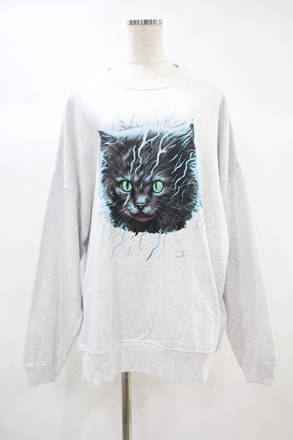 MILKBOY / CAT SWEATS グレー H-24-10-12-040-MB-TO-KB-ZH