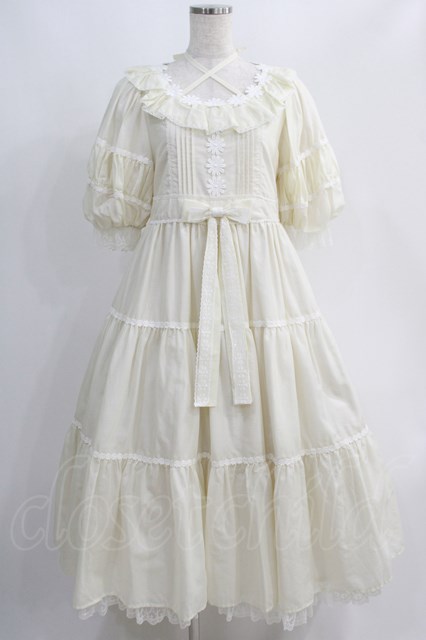 Angelic Pretty / Daisy Dollワンピース Free アイボリー H-24-10-23-038-AP-OP-NS-ZH