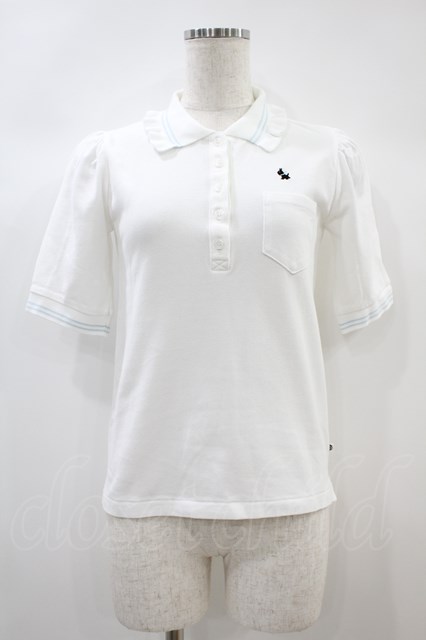 Katie / TENNIS CLUB puff sleeve shirt S WHITE H-24-11-02-1044-LO-TO-KB-ZH