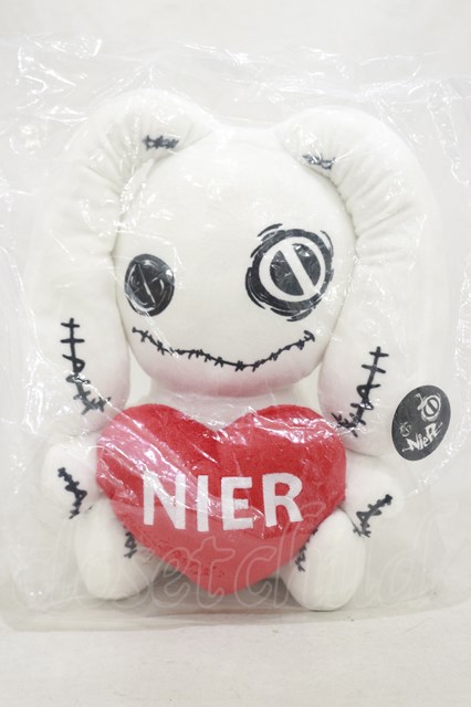 NieR Clothing / NieRちゃんハートぬいぐるみ 白 H-24-12-15-021-PU-ZA-KB-ZH