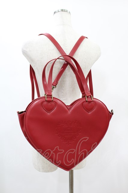 BABY,THE STARS SHINE BRIGHT / BABY 3wayハートBag レッド H-24-12-20-015-BA-BG-NS-ZH