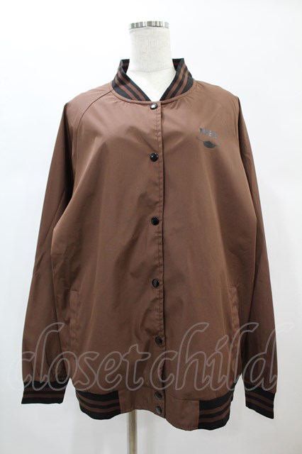 NieR Clothing / 内ポケット付きMILK CHOCOLATE BLOUSON 【ミケ】 茶 H-25-01-02-058-PU-JA-KB-ZH