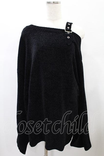 KILL STAR / MISS-TECA KNIT SWEATER XXL ブラック H-25-01-02-2032-SL-TO-KB-ZH