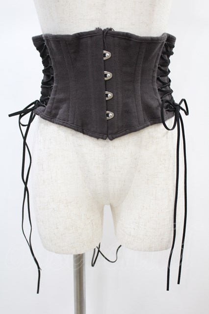 ATELIER PIERROT / Decay Gauze Corset Gray H-25-01-02-019-EL-TO-KB-ZH