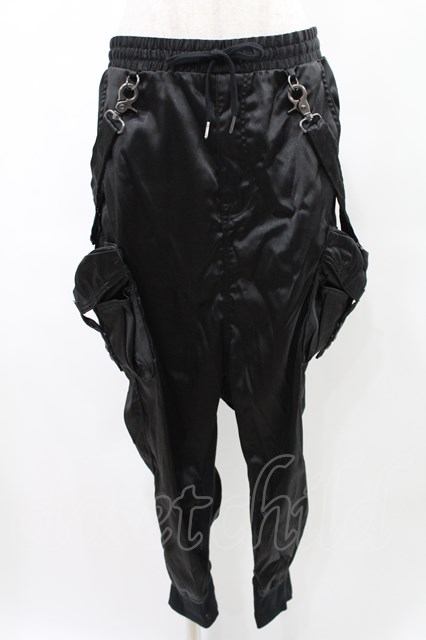 CIVARIZE / サテンサルエルパンツ 44 ブラック H-25-02-11-1014-GO-PA-KB-ZH