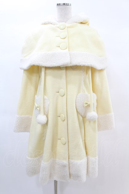 Angelic Pretty / ケープ付きくまちゃんダッフルコート Free アイボリー H-25-02-20-1025-AP-CO-NS-ZH