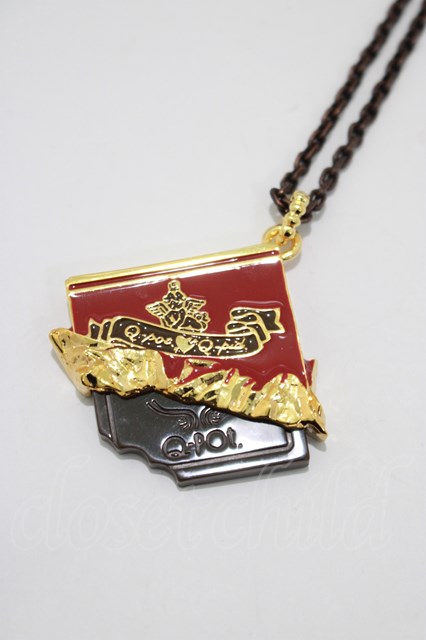 Q-pot. / Carre de Chocolat Necklace  ビター H-25-02-20-066-QP-AC-KB-ZH