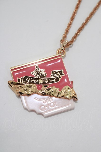 Q-pot. / Carre de Chocolat Necklace  ストロベリー H-25-02-20-068-QP-AC-KB-ZH