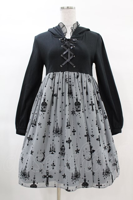 Angelic Pretty / Holy Lanternカットワンピース Free グレー H-25-03-11-1022-AP-OP-NS-ZH