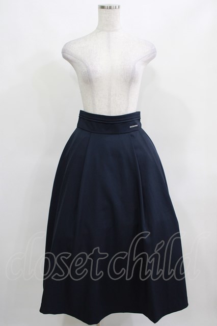 Maison de FLEUR Petite Robe canone / 屈しないハイウエストスカート M Navy H-25-03-22-011-EL-SK-NS-ZH