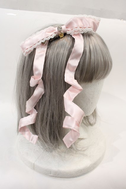 BABY,THE STARS SHINE BRIGHT / Eternal Ribbon Featheryリボンクリップ ピンク I-24-09-26-115-BA-AC-HD-ZI