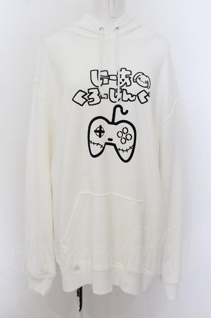 NieR Clothing / OVERSIZE GAMING PULLOVER PARKA　パーカー 2XL ホワイト O-24-07-08-1056-PU-TO-OW-OS-C