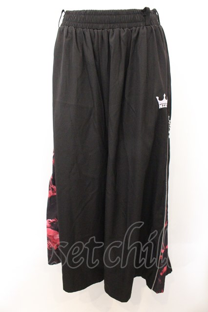 NieR Clothing / 2WAY SIDE ZIP WIDE PANTS 【RED LEAF】 O-24-11-06-005-PU-PA-IG-OS