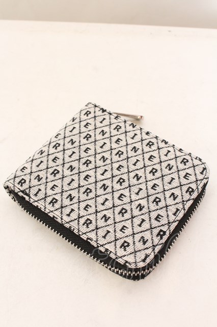 NieR Clothing / COMPACT WALLET【WHITE】GIFT BOX付き 公式展開色ホワイト（グレー） O-25-01-28-1029-PU-ZA-OW-OS