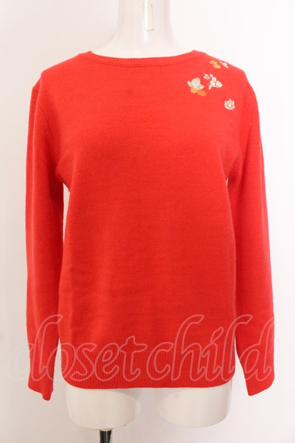 Franche Lippee / 果実シシュウニット 朱色 O-25-01-30-047-LO-TO-IG-OS