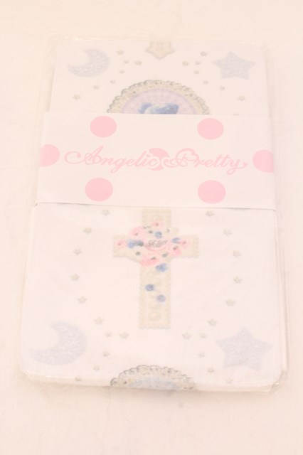 Angelic Pretty / Milky Crossタイツ（2015年） シロ O-25-02-20-057-AP-ZA-IG-OS