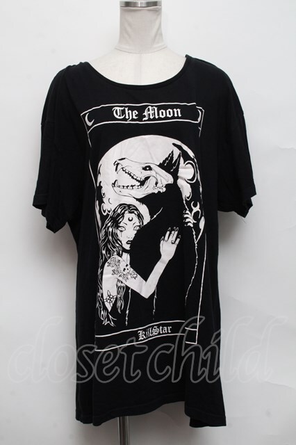 KILL STAR / pt Tシャツ 黒 S-24-09-01-051-SL-TO-AS-ZS