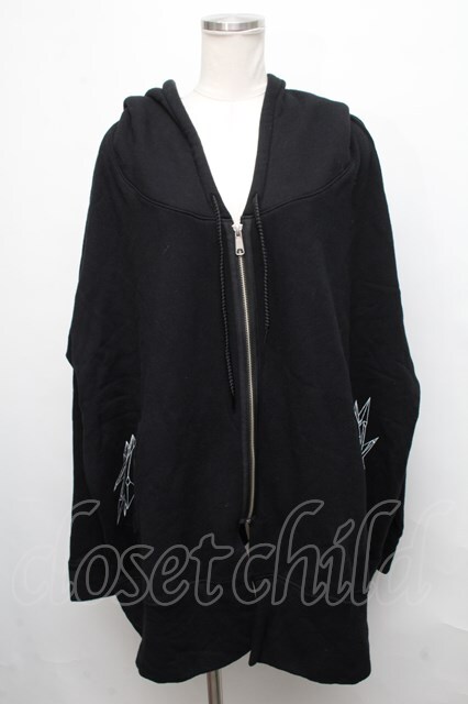 MILKBOY / BIG HOODY パーカー 黒 S-24-09-03-055-MB-TO-AS-ZS