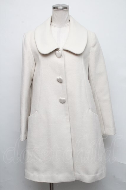 Secret Honey / COAT ハートボタンショートコート オフ S-24-09-09-048-CA-CO-AS-ZS