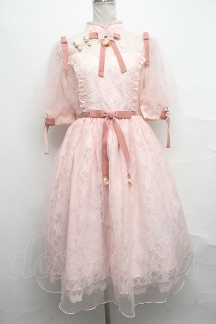 Angelic Pretty / Shanghai Dollワンピース ピンク S-24-10-01-069-AP-OP-HR-ZS