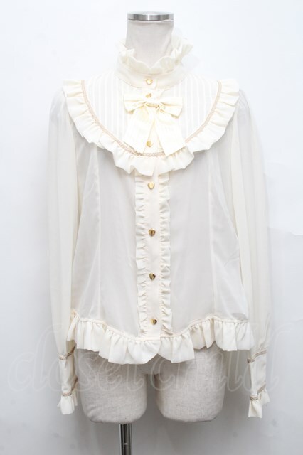 Angelic Pretty / BonBonブラウス オフ S-24-10-01-028-AP-BL-AS-ZS