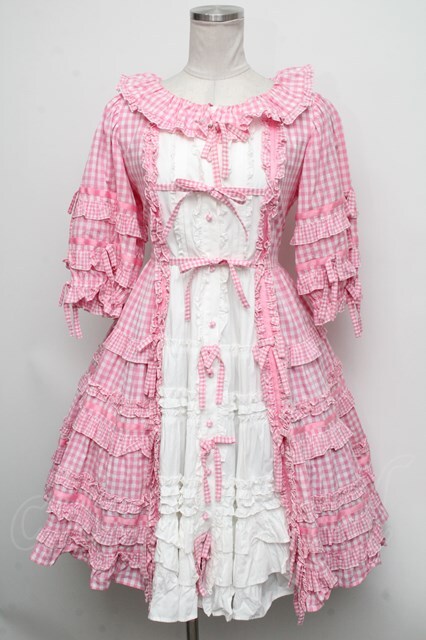 Angelic Pretty / Little Houseワンピース ピンク S-24-10-15-045-AP-OP-HR-ZS