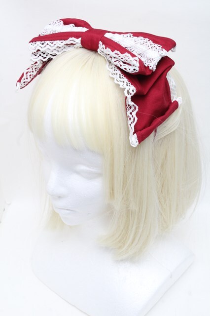 Angelic Pretty / Prettyくるりんカチューシャ 赤 S-24-12-23-007-AP-AC-AS-ZS