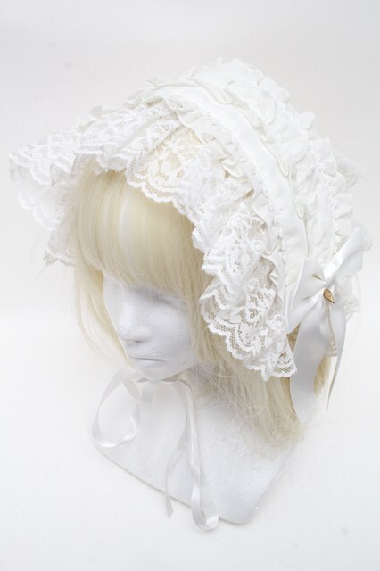 metamorphose / レースヘッドドレス 白 S-24-12-24-007-ME-ZA-HR-ZS