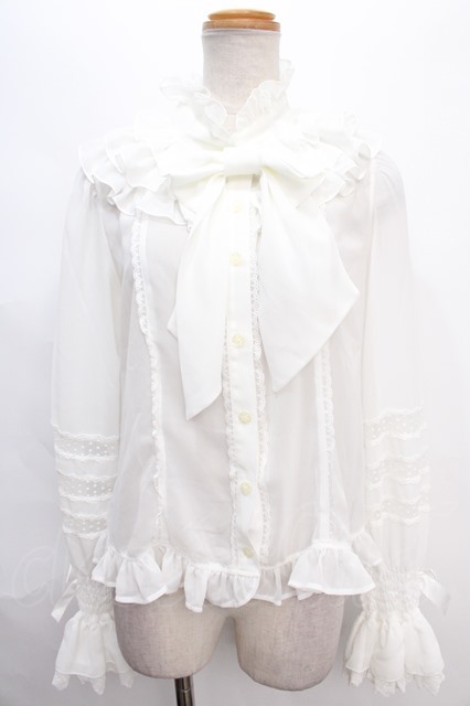 Angelic Pretty / Feminineブラウス オフ白 Y-24-07-07-027-AP-BL-SZ-ZY