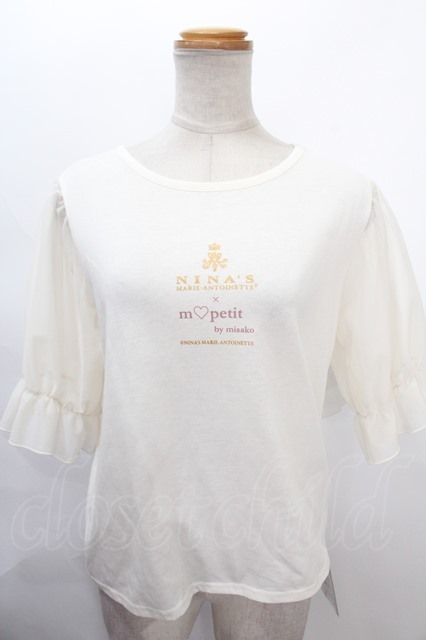 m petit by misako / m petit by misako×NINA’Sプルオーバー L 淡薄橙 Y-24-08-04-109-LO-TO-SZ-ZI