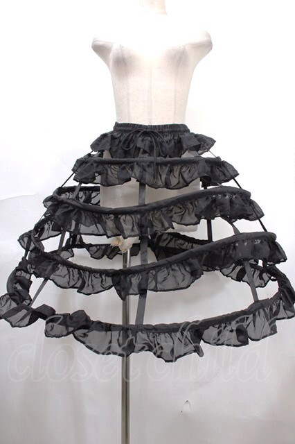 DARK IN LOVE / Aramantha Crinoline スカート F 黒 Y-24-10-01-166-PU-SK-SZ-ZY