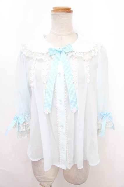 Angelic Pretty / Dreamin’ Fairyブラウス サックス Y-24-12-25-018-AP-BL-AS-ZY