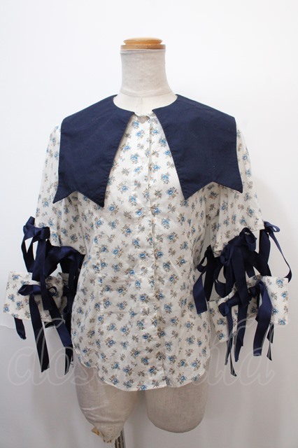 MEMUSE / sailor collar tops F 紺 Y-25-01-23-020-LO-TO-SZ-ZY