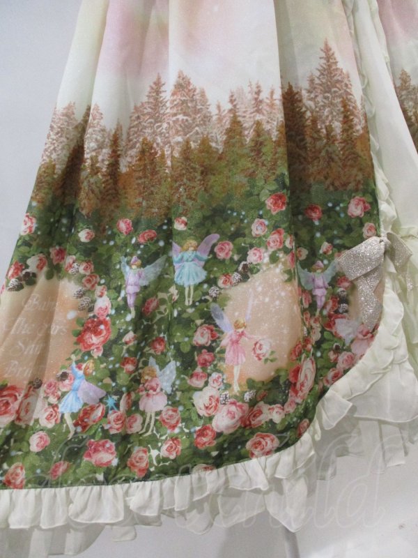 baby☆月夜の森のAURORA Soiree柄プリンセスジャンパースカート