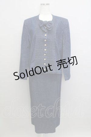 画像: 【SALE】【20%OFF】INGEBORG  / ピンタックデニムジャケット＆スカートセット I-22-03-14-4004-1-OP-LO-L-HD-ZT133