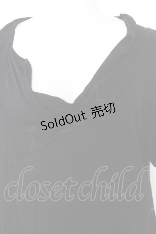 画像2: Sixh / レイヤードドレープTシャツ O-22-10-04-065-1-TS-HN-G-YM-ZT236 (2)