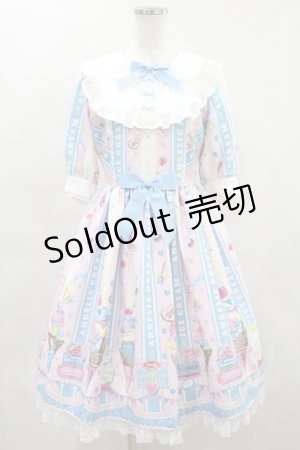 画像: Angelic Pretty  / Ice Cream Parlorワンピース H-23-03-07-1062h-1-OP-AP-L-SK-ZH-R