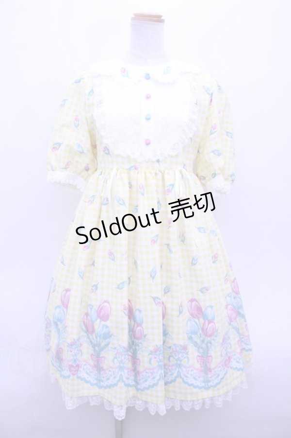 Angelic Pretty / Tulip Bouquetワンピース Y-23-06-14-065y-1-OP-AP-L ...