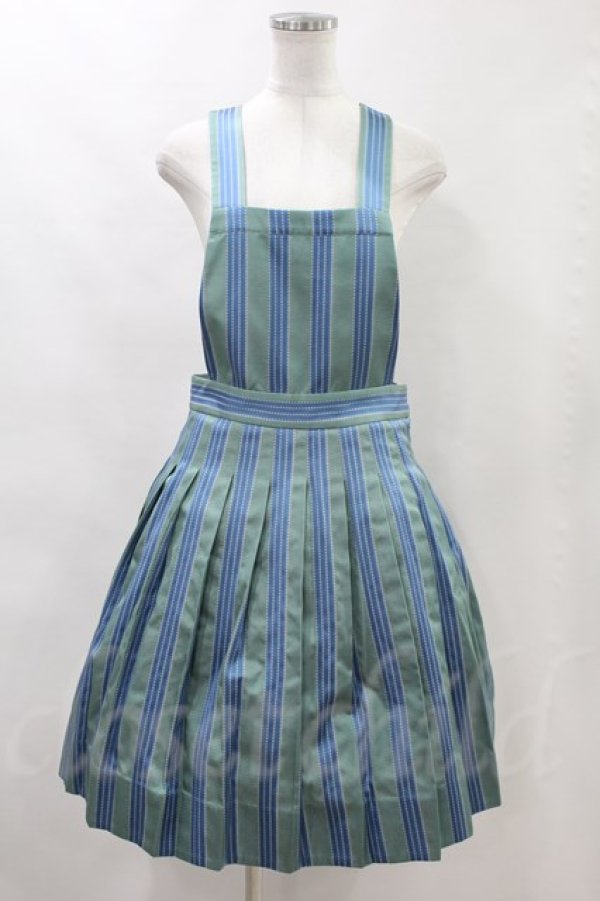 Jane Marple / Dot Stripe Jacquardのサロペットスカート H-23-06-26 ...