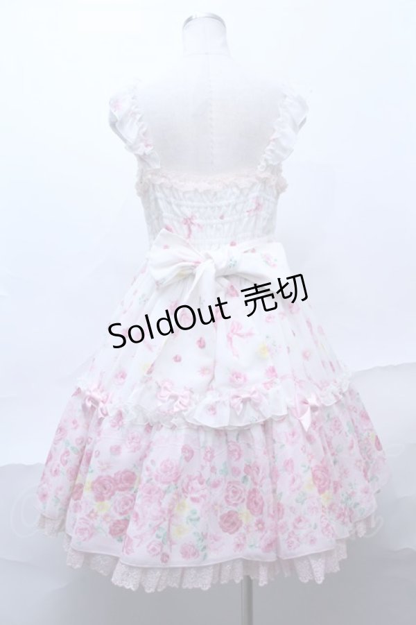 Angelic Pretty / Powder Rose胸リボンジャンパースカート S-23-07-06 ...