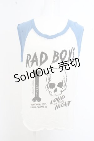 画像: RNA / RAD BOYSカットオフスリーブTシャツ O-23-07-11-015-1-TS-PU-P-YM-ZT166