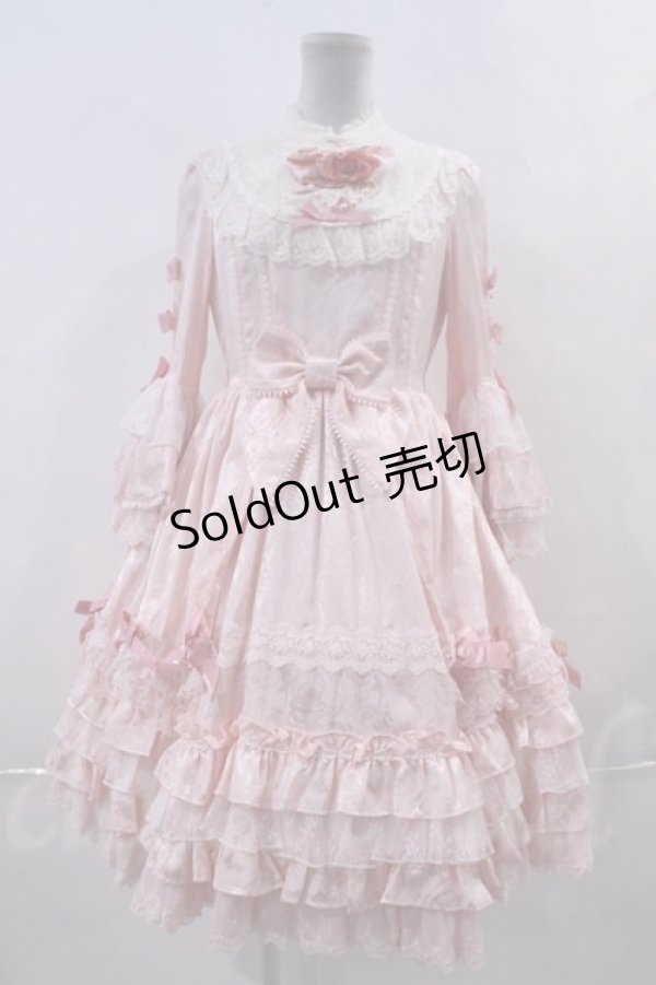 Angelic Pretty / バラのお嬢様Dress I-23-07-30-030i-1-OP-AP-L-HD-ZI 