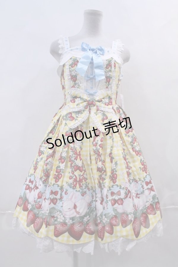 Angelic Pretty / Ribbon Berry Bunnyジャンパースカート I-23-08-10 ...