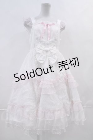 画像: Angelic Pretty  / トッピングハートジャンパースカート I-23-08-26-021i-1-OP-AP-L-HD-ZI-R