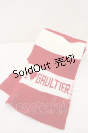 画像: Jean Paul GAULTIER / white x red scarf O-23-08-30-068o-1-ZA-GO-G-IG-OS