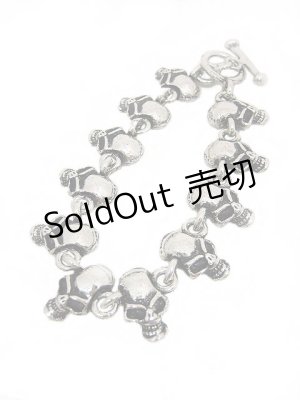 画像: 【新品】ドクロブレスレット(bracelet) BR_004_B79