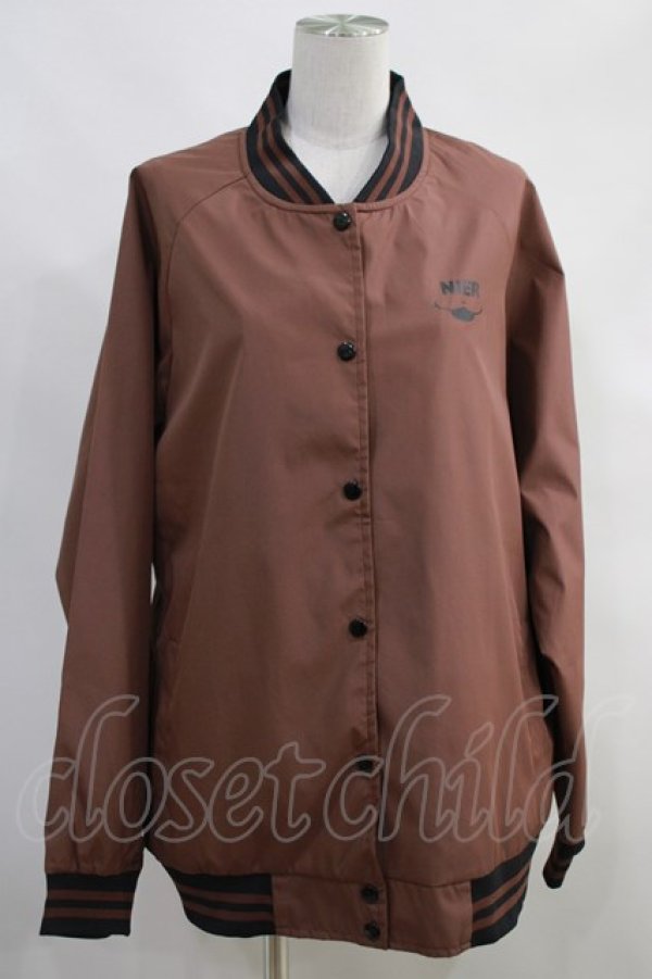 画像1: NieR Clothing  / 内ポケット付きMILK CHOCOLATE BLOUSON 【ミケ】 H-23-09-30-008-KB-ZT229 (1)